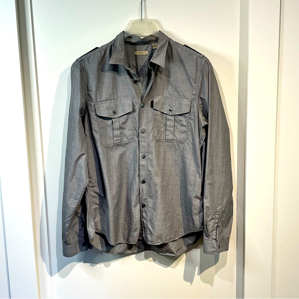 Burberry button down shirt